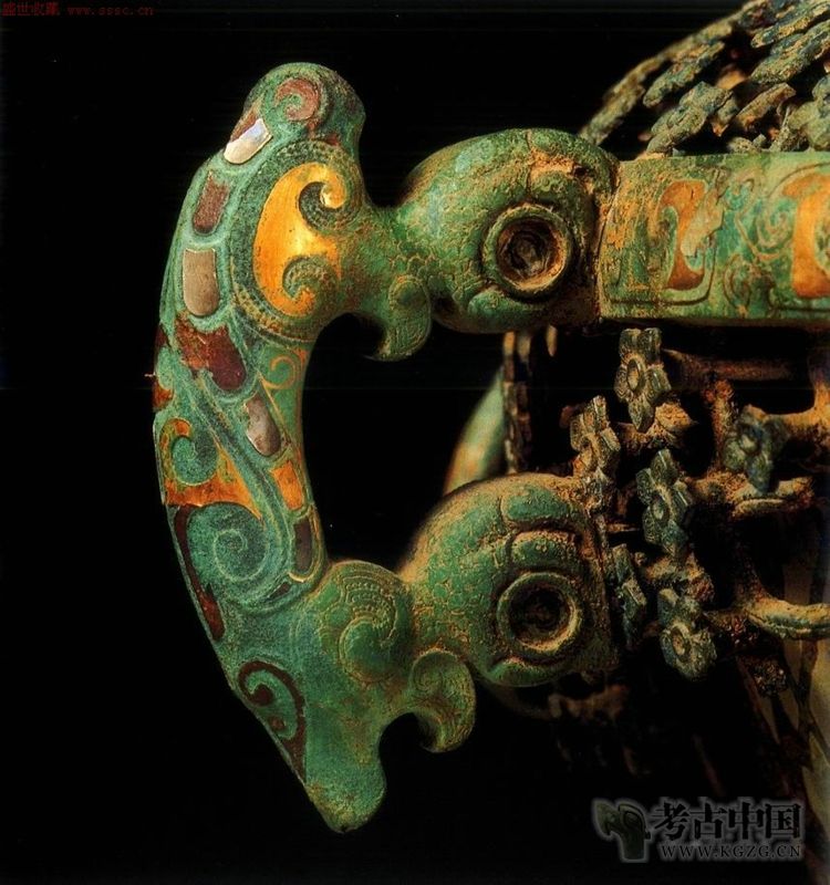 战国· 错金银铜壶（南京博物院） - 考古网
