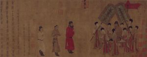 唐代 · 阎立本步辇图卷（故宫博物院）