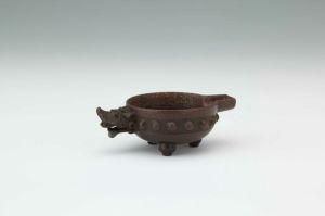 清代 · 陈鸣远款乳钉纹耳杯（重庆中国三峡博物馆）