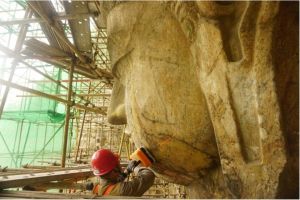 河南：龙门石窟最新考古发现，揭开卢舍那大佛千年前“风华”