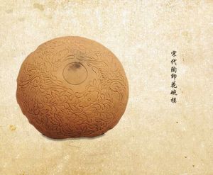 宋代 · 陶印花碗模（四川博物院）